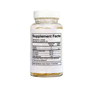 Cápsulas blandas de aceite MCT, ácido caprílico y ácido caprárico de marca privada de alta calidad, promueven y aumentan la energía. - Product Image 3