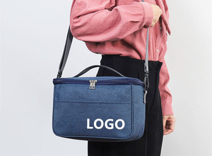 Insulated Collapsible Zippered Top <b>With</b> Adjustable Shoulder <b>Strap</b> Adult <b>Lunch</b> Cooler <b>Bag</b> Gift - Product Image 4