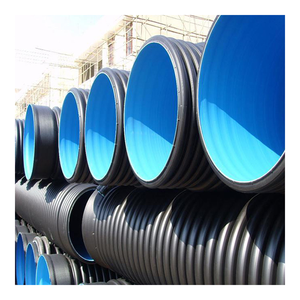 Directo de fábrica Culvert 250mm Drenaje de plástico 300mm 1800mm Pe 6 pulgadas 800mm Drenaje de gran diámetro Hdpe <span class=keywords><strong>Tubo</strong></span> <span class=keywords><strong>corrugado</strong></span> de doble pared - Product Image 5