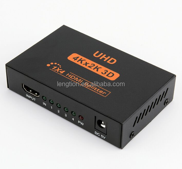 4-Port 1x4 HDMI 1080P 4K30Hz Video Distributor Splitter for HDTV Projector Camera STB DVD Free Sample Included