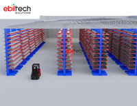 Étagère cantilever multi-niveaux en acier robuste pour entrepôt, avec protection contre la corrosion |   Système de stockage de marchandises à grande capacité et longue durée