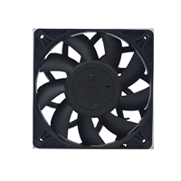 Ventilateur de refroidissement OEM Red Wind Electric DC Axial silencieux et puissant 120x120x25mm à haut débit d'air (CFM) avec deux roulements à billes pour équipement industriel