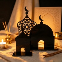 Décorations de table pour Ramadan et Aïd, décorations islamiques pour la maison, ornements lune et étoile pour les fêtes