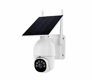 A20 Tuya App Wifi Solar Powered Bullet 1080P PTZ Camera Wireless Outdoor IP Security Cameras For Home Surveillance