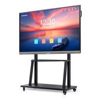 Table numérique MWE en stock aux États-Unis/En Europe, 55/65/75/85 pouces, tableau blanc interactif tactile à 20 points, Android Windows, conférence, éducation
