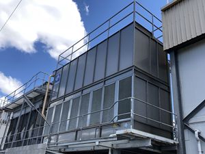 Condensador evaporativo de acero galvanizado HACST para la industria procesadora de carne - Product Image 6