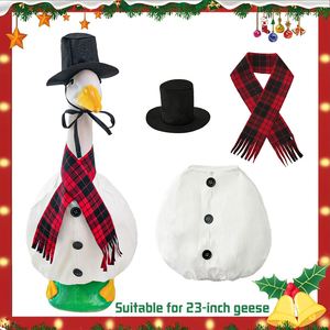 Disfraz de Ganso Navideño para Jardín con Gorro y Bufanda de Muñeco de Nieve - Product Image 5