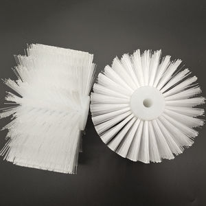 Rodillo de cepillo de nailon, cilindro de plástico blanco personalizado para guante de goma - Product Image 2