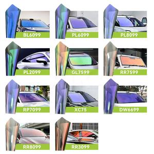 Pellicola per Finestre Camaleonte Verde Premium 1.52*30m 2.5mil, Protezione UV 99%, Anti-ingiallimento, Pellicola Nano Ceramica per Vetri, <span class=keywords><strong>Tinta</strong></span> Camaleonte - Product Image 1