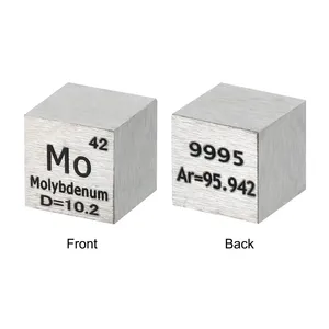 Yeemeida Molybdeen (Mo) 10x10x10mm Kubus 99,95% Zuiver Model Mo-1 10,3g voor Collectie of Experimenten - Product Image 3