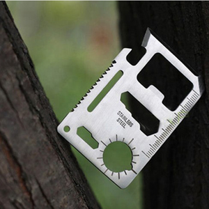 Outils <span class=keywords><strong>de</strong></span> poche en acier inoxydable noir chasse survie Camping <span class=keywords><strong>couteau</strong></span> à <span class=keywords><strong>carte</strong></span> <span class=keywords><strong>de</strong></span> crédit - Product Image 2
