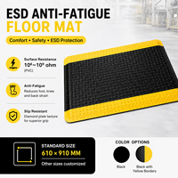 Tapis de sol en caoutchouc électrique anti-fatigue résistant à la chaleur Leenol en gros / Tapis antistatique en caoutchouc ESD