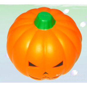 Jouet anti-stress en plastique en forme de citrouille, doux, pour la décoration d'Halloween, utilisation intérieure pour enfants - Product Image 1