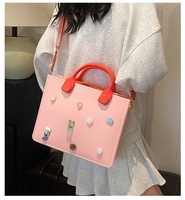Sac fourre-tout Eva imperméable de nouveau style sac à main de travail en plein air avec des breloques mallette à la mode avec poignée et bandoulière
