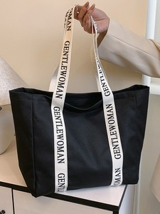 Sacs en toile de designer recyclés imprimés avec un logo pour femmes pour l'hiver/l'été Promotion en supermarché <span class=keywords><strong>Grand</strong></span> <span class=keywords><strong>sac</strong></span> de shopping - Product Image 1