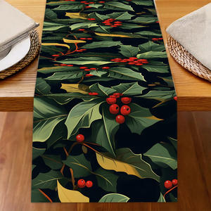 Mantel de Papá Noel de estilo nórdico duradero para decoraciones navideñas de <span class=keywords><strong>Amazon</strong></span> para comedor, Mostrador de bandera, fábrica de cena de vacaciones - Product Image 6