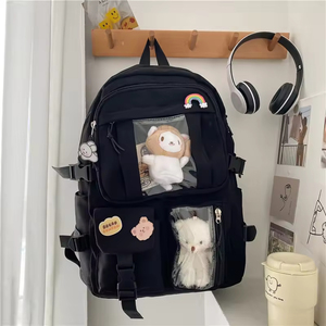 <span class=keywords><strong>Sac</strong></span> à dos pour filles Coréen Mignon Style <span class=keywords><strong>Japonais</strong></span> Campus Étudiant <span class=keywords><strong>Sac</strong></span> d'école Décontracté Grande Capacité Sacoche pour ordinateur portable Vente en gros - Product Image 6