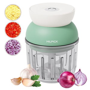 Utensilio de Cocina Ecológico Multifuncional, Picador de Alimentos con Recipiente de Vidrio, Cortador de Verduras, Picadora Eléctrica de Carne, Picador de Ajo - Product Image 1