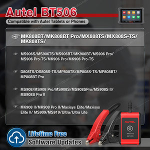 Herramientas y Equipos para Circuitos Automotrices MaxiBAS BT506, Probador de Batería de Corriente Alterna de 12V 24V para Automóviles - Product Image 6