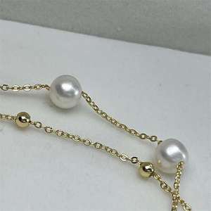 Bracelet en perles d'eau douce Zhuji Classic Starry Sky, style basique exquis et polyvalent, accessoire indispensable à superposer - Product Image 3