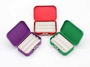 3pcs 5pcs Pre Mini <strong>Rolls</strong> Shorties CR Tin <strong>Box</strong> With Hinged Lid Child Resistant Tin Can for Pre Shorties <strong>Rolls</strong> Tin case - Product Image 2
