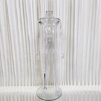 Mannequin de présentation enfant corps entier transparent en plastique pour vêtements de fille