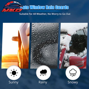 For Jeep Liberty 02-07 KJ 4PCS Window <b>Visors</b> Rain <b>Sun</b> Guard Deflectors Tape-On - Product Image 6