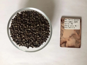 PVC nhựa masterbatch trong các loại màu sắc đỏ vàng cam màu xanh lá cây màu xanh tím trắng với màu đen - Product Image 2