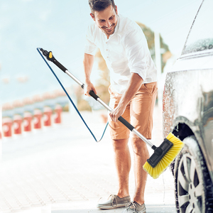 Cepillo de <span class=keywords><strong>lavado</strong></span> de autos con mango largo y cerdas suaves para limpieza exterior de todos los lados en autos, SUV, camionetas y embarcaciones - Product Image 6