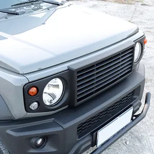 Car Front <b>For</b> Jimny JB64 JB74 2019-2024 <b>For</b> Style Racing <b>Mesh</b> Grille <b>Grills</b> Cover Body Kit Exterior - Product Image 3