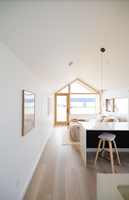 Maisons préfabriquées intelligentes à assemblage rapide, kits de villas modernes en verre, maisons préfabriquées modulaires, cabanes en bois