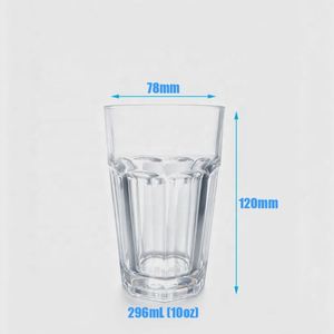 Tasses à thé octogonales et mugs à bière très vendus, style américain, en PC léger, écologiques, compatibles lave-vaisselle - Product Image 1