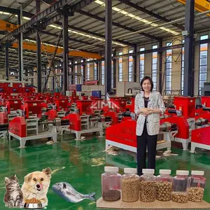 Lima Brokjes Droge Hond Kattenvoer Drijvend Voedsel Visvoer Extruder Pellet Productie Machine Prijs