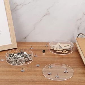 Contenedores de acrílico para dulces de Pascua con tapa, cajas de plástico transparentes pequeñas y redondas para dulces, 2.9x 2.9x 0.78 pulgadas - Product Image 6