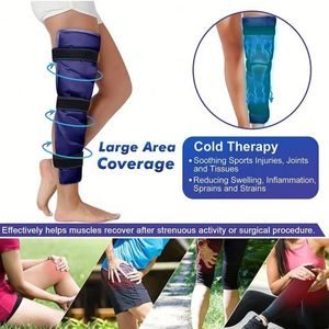 Compresas de Hielo de Alta Calidad para Muslos, Reutilizables, Compresas Frías de Gel para Terapia, para Piernas, Glúteos y Rodillas - Product Image 4