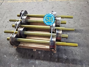 Custom Steel Forging Mining <strong>Washing</strong> <strong>Machine</strong> Spindle Wheel <strong>Parts</strong> Machining Assembly Services - Product Image 2