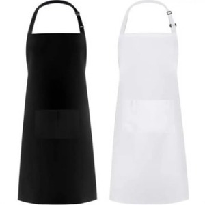 <strong>Apron</strong> Custom Logo Brown Navy Dark Light Blue Yellow Purple Red Green <strong>Apron</strong> Personalized Polyester Cotton Cook Chef Kitchen <strong>Apron</strong> - Product Image 2