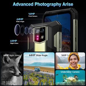 Ulefone Armor 24 โทรศัพท์มือถือที่ทนทาน แบตเตอรี่ 22000mAh แรม 24GB รอม 256GB หน้าจอ 6.78 นิ้ว FHD+120Hz พร้อมไฟสำหรับตั้งแคมป์ - Product Image 5