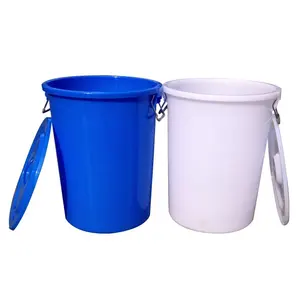 Cheap hdpe plastic 100Litre plastic bucket pail with handle and lid