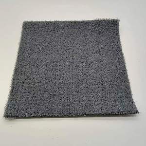 <span class=keywords><strong>Tapis</strong></span> d'herbe en plastique synthétique de sports de plein air de jardin d'enfants de <span class=keywords><strong>gazon</strong></span> artificiel de couleur personnalisée grise de 10mm pour l'arrière-cour - Product Image 2