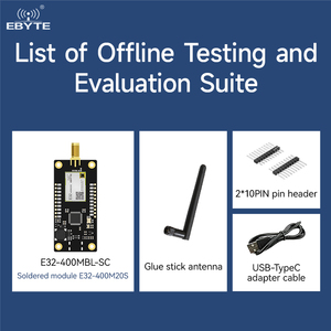 Ebyte E32-400MBL-SC <b>RF</b> transceiver Offline test evaluation kit 433MHz Lora <b>wireless</b> <b>module</b> development and test board - Product Image 6