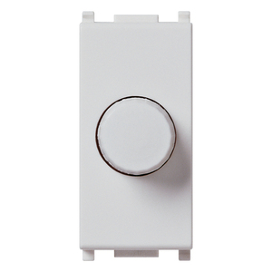 Variateur de lumière 230V 100-500W, interrupteur rotatif, montage mural blanc - Product Image 1