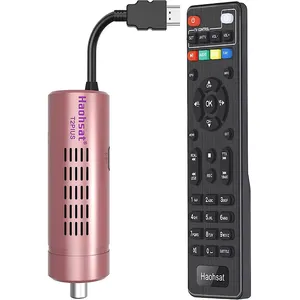 Haohsat DVB t2plus kỹ thuật số 1080p HEVC 10bit H.265 lửa TV Stick 4k 2022 cho Brazil Colombia Chile Ecuador venezu