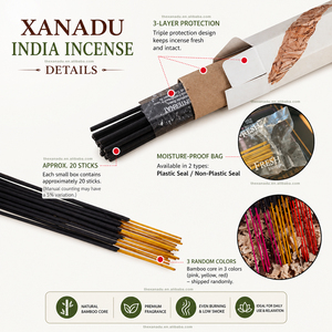 20 Pièces d'Encens Bouddha Fait Main Indien, <span class=keywords><strong>40</strong></span> Variétés Mélangées Ambre Gris, Sauge Blanche, Fleur de Lotus pour Brûleur, Méditation Thérapeutique - Product Image 5
