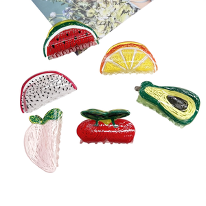 Angelina Fruit Claw Clip 9 cm Accessorio per capelli per donne e ragazze Stile cartone animato Plastica di alta qualità Uso casual - Product Image 1