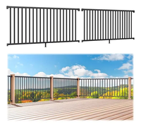 Rampe verticale moderne en aluminium pour terrasses et balcons – Garde-corps de sécurité en aluminium