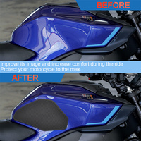 Accessoires pour YAMAHA MT-09 MT09 2024 2025 2026, poignées de réservoir de moto, protection de réservoir de carburant, caoutchouc antidérapant, patins de réservoir noirs