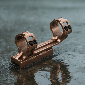 Support de lunette cantilever BANGBANG, support de lunette pour tube de 30 mm, hauteur centrale de 1,4 po, espacement de 2,8 po pour les sports de plein air (marron) - Product Image 1
