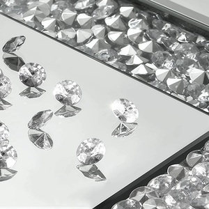 Espejo de Maquillaje Personalizado de Lujo con Cristales de Diamantes y Pedrería, Luminoso, Inteligente, de Pared, con Pantalla Táctil Metálica - Product Image 5
