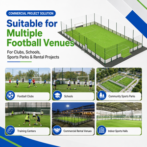 Système de terrain de <span class=keywords><strong>football</strong></span> en <span class=keywords><strong>cage</strong></span> de futsal 5 contre 5 avec gazon artificiel, <span class=keywords><strong>mini</strong></span> terrain de <span class=keywords><strong>football</strong></span>, terrain de sport extérieur - Product Image 4